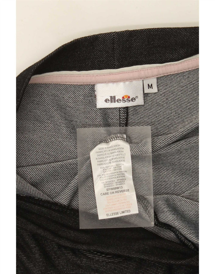 Leggings femininas Ellesse UK 12 médio preto rayon