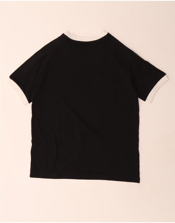 Camiseta Adidas Menino 11-12 Anos Algodão Preto