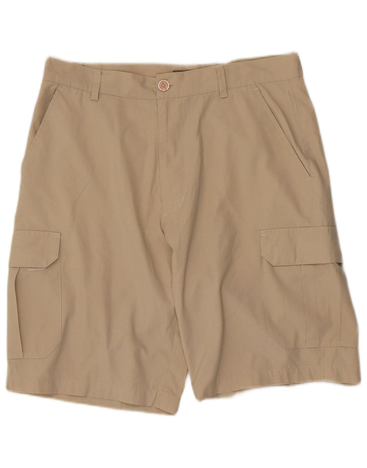 Master Mens Cargo Shorts IT 48 Médio W32 L10 Poliéster Bege
