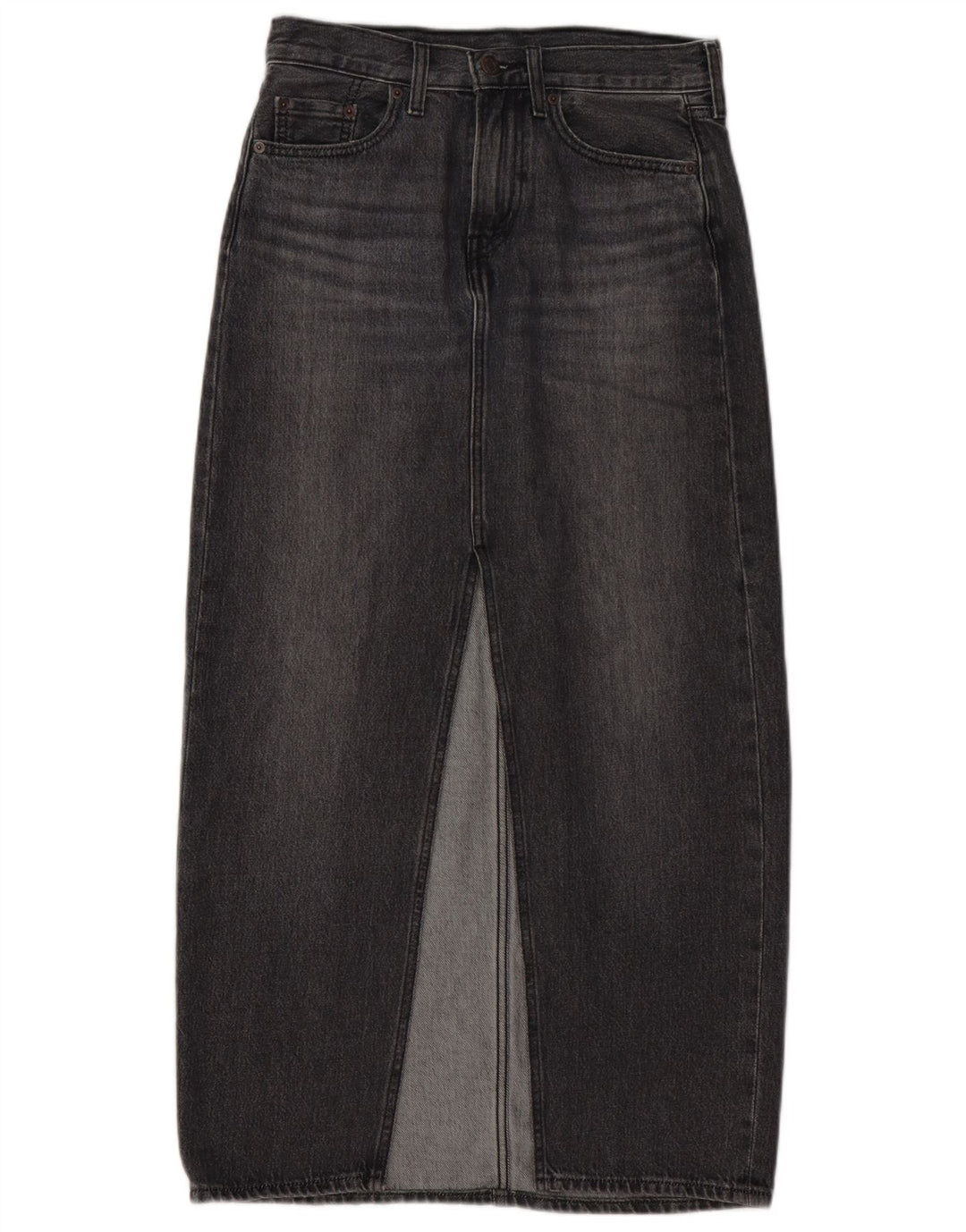 Saia jeans feminina LEVI'S W25 XS algodão cinza