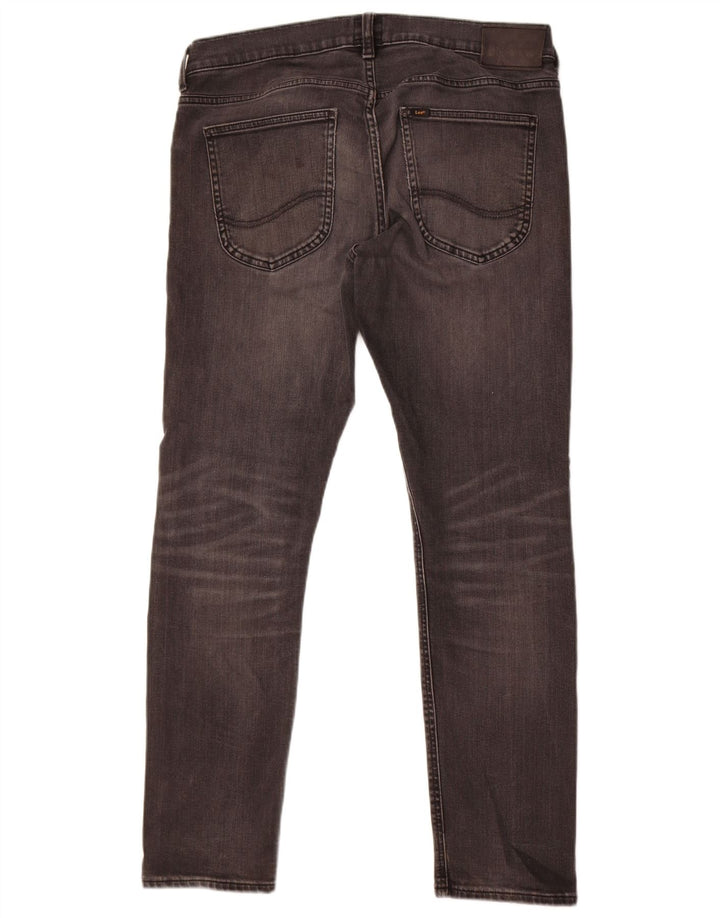 Lee Mens Luke Slim Jeans W32 L30 Algodão Cinza