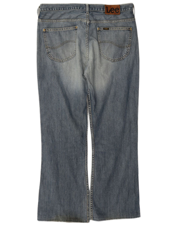 Lee Mens Denver Bootcut Jeans W34 L29 Azul Algodão