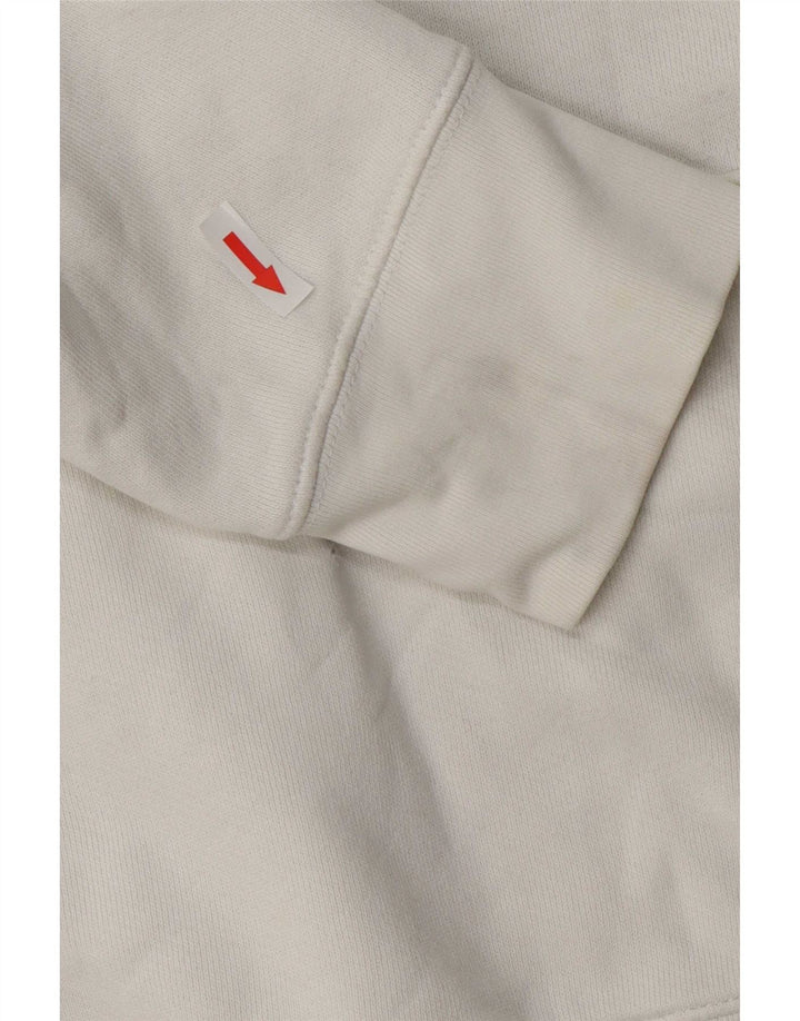 Suéter com capuz gráfico masculino Levi's grande algodão branco
