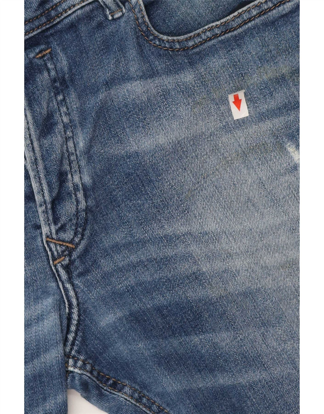 Shorts jeans Diesel masculino Sleenker W33 azul médio