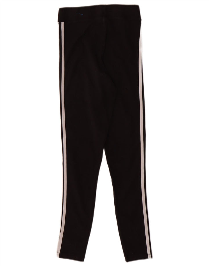 ADIDAS Womens Leggings UK 8 Small Black Cotton