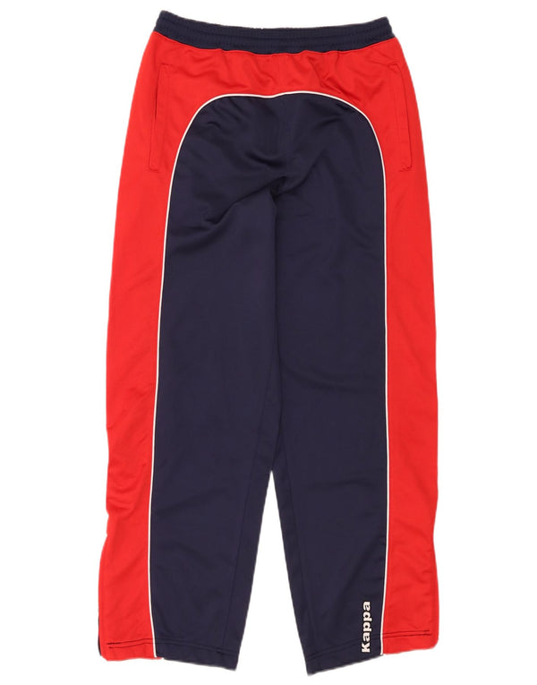 Calça de treino Kappa Boys 12-13 anos XL azul marinho colorblock