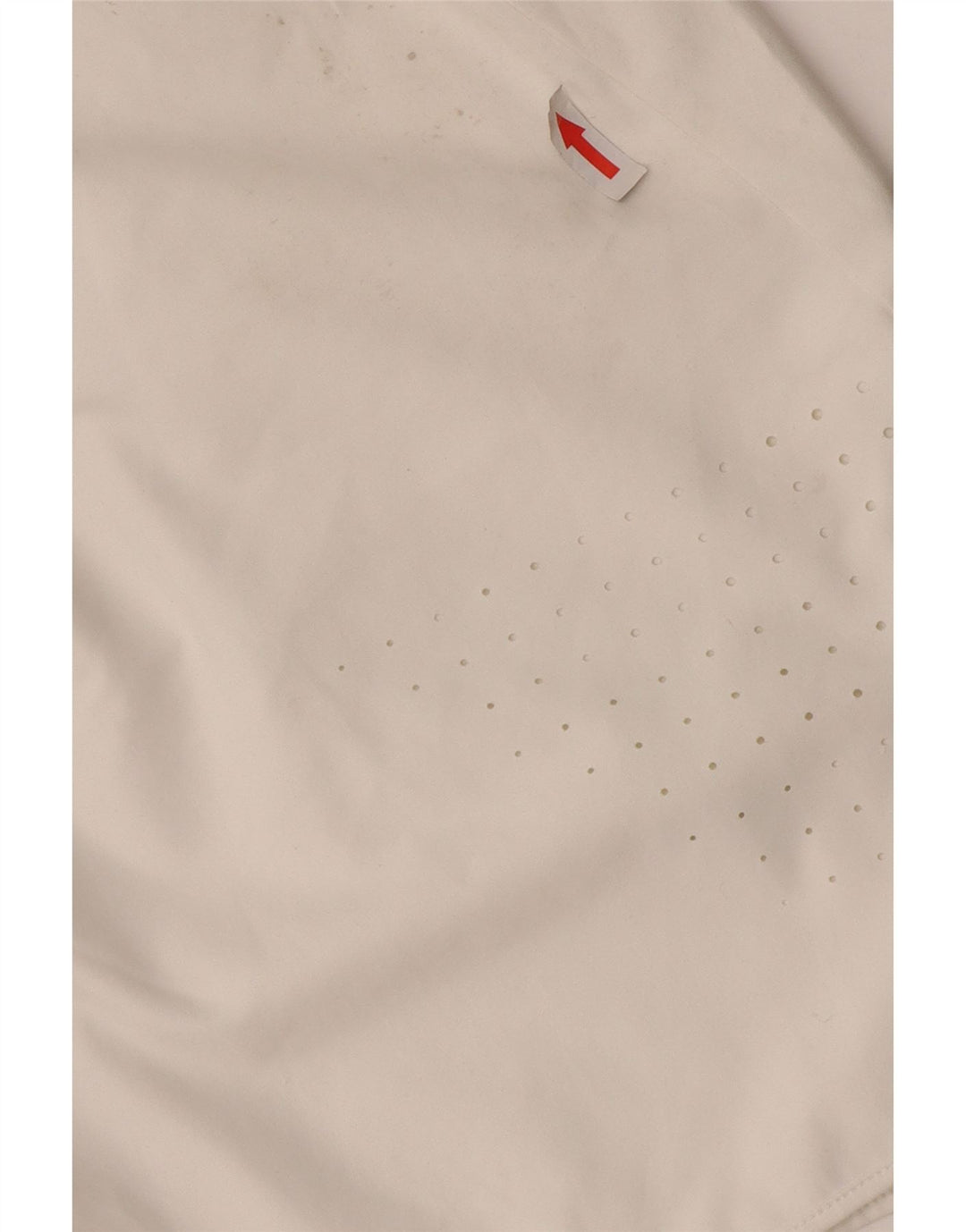 Shorts esportivos femininos Nike Dri Fit UK 16 grande poliéster branco