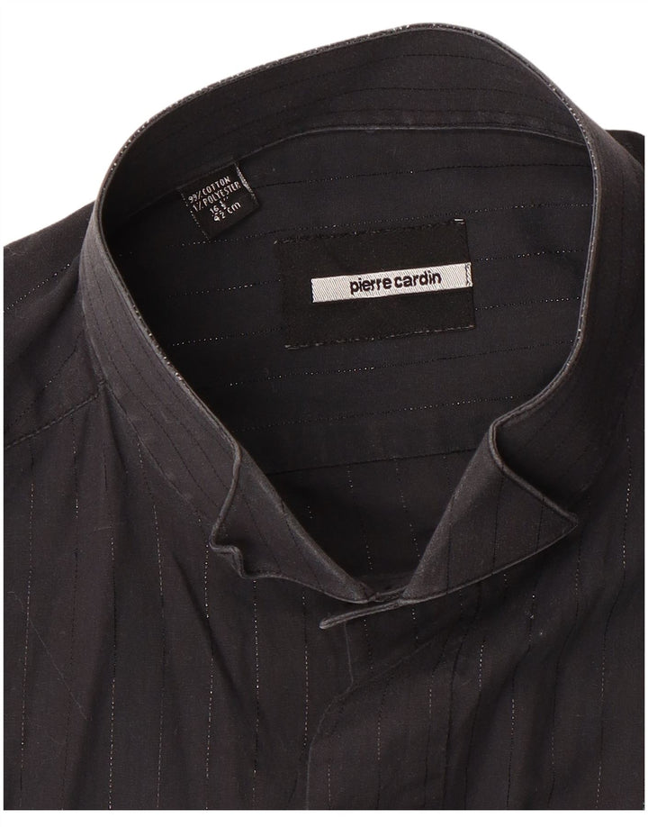 Camisa formal masculina PIERRE CARDIN tamanho 16 1/2 41 listra preta grande