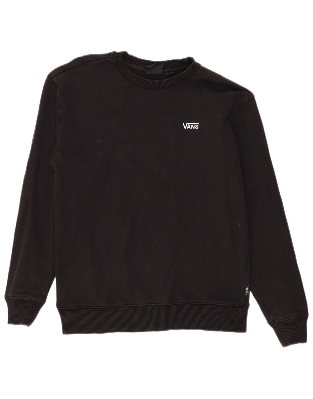 Vans Mens Moletom Jumper XS Algodão Preto