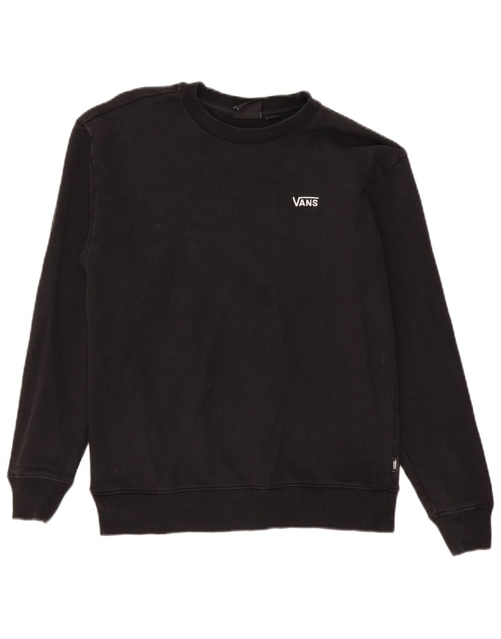Vans Mens Moletom Jumper XS Algodão Preto