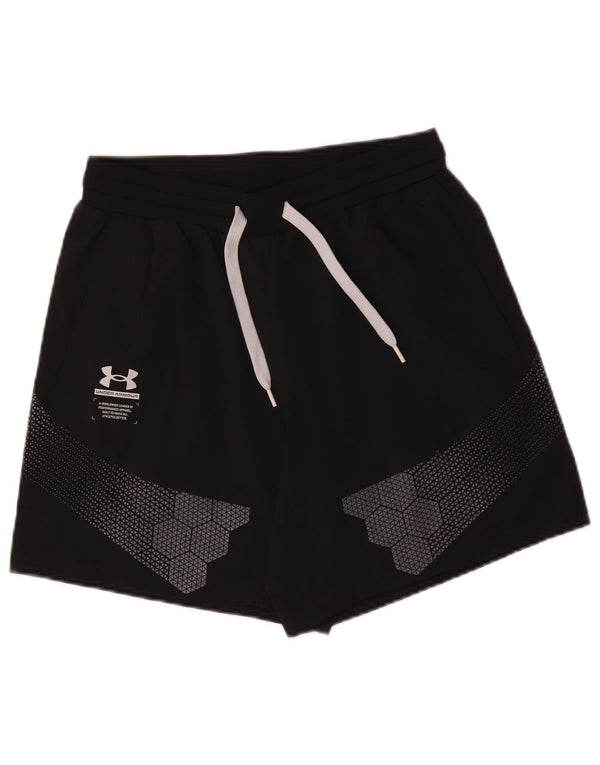 Under Armour Mens Graphic Sport Shorts Médio Poliéster Preto