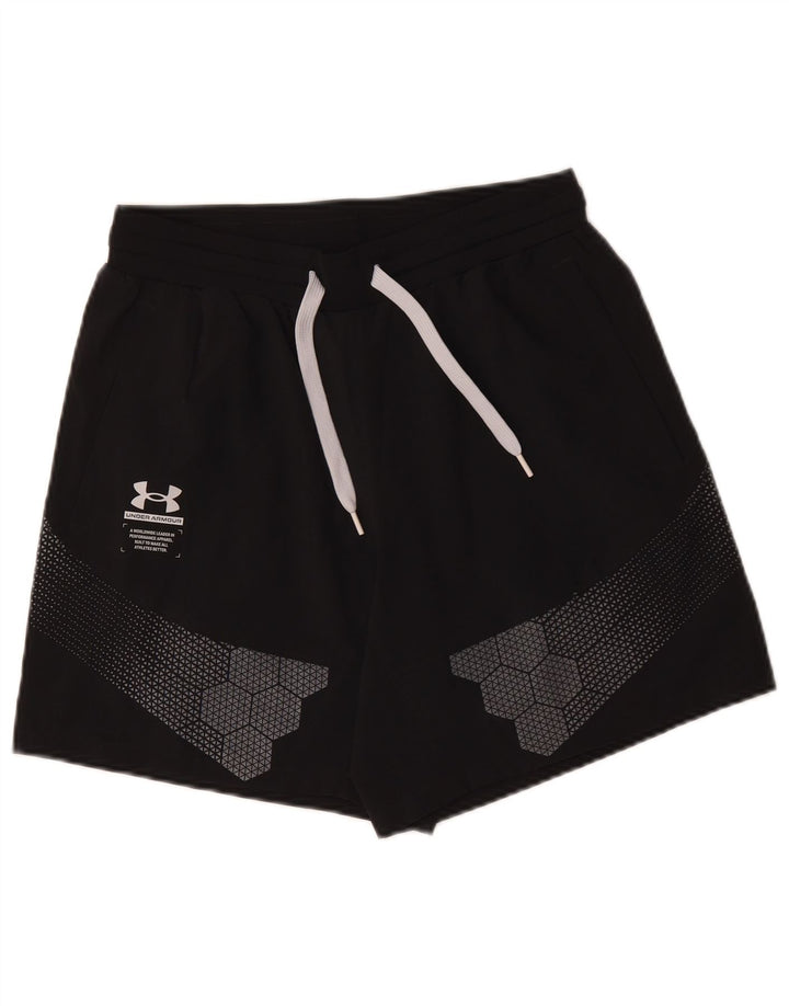 Under Armour Mens Graphic Sport Shorts Médio Poliéster Preto
