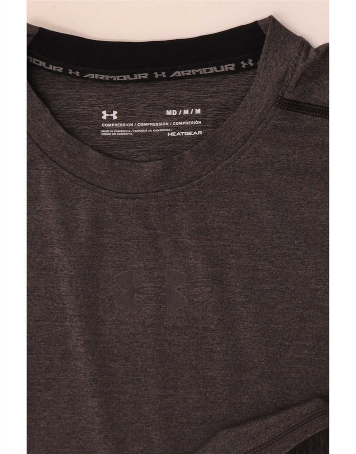 Under Armour Masculino Heat Gear Vest Top cinza médio Colourblock
