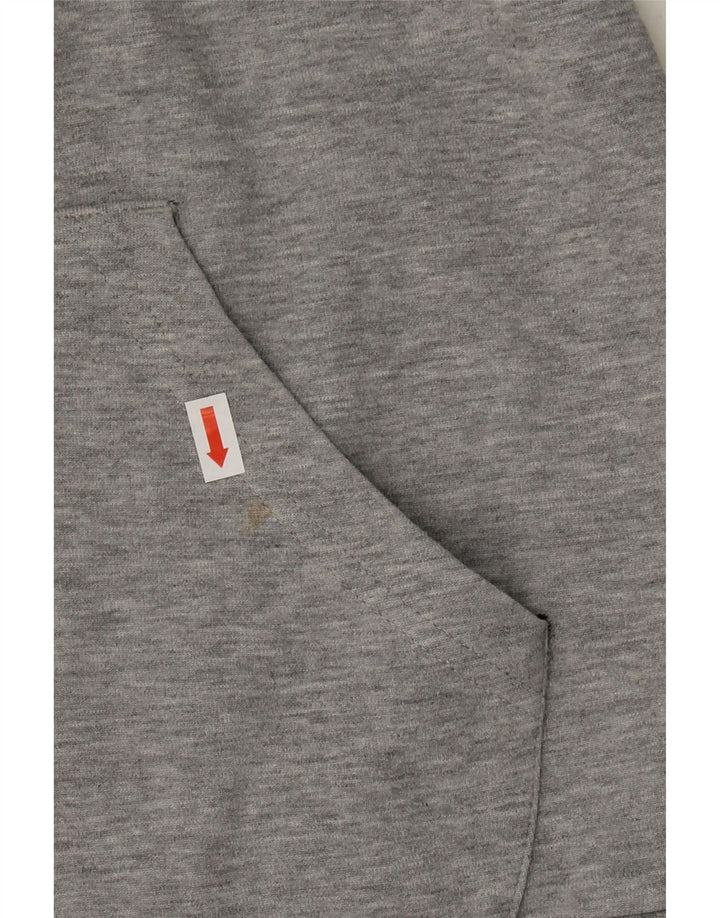 ADIDAS Girls Zip Hoodie Sweater 14-15 Years Grey Cotton Vintage Adidas and Second-Hand Adidas from Messina Hembry 