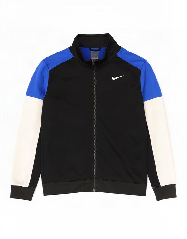 Jaqueta Nike Boys Tracksuit Top 13-14 Anos XL Preto Colorblock Poliéster