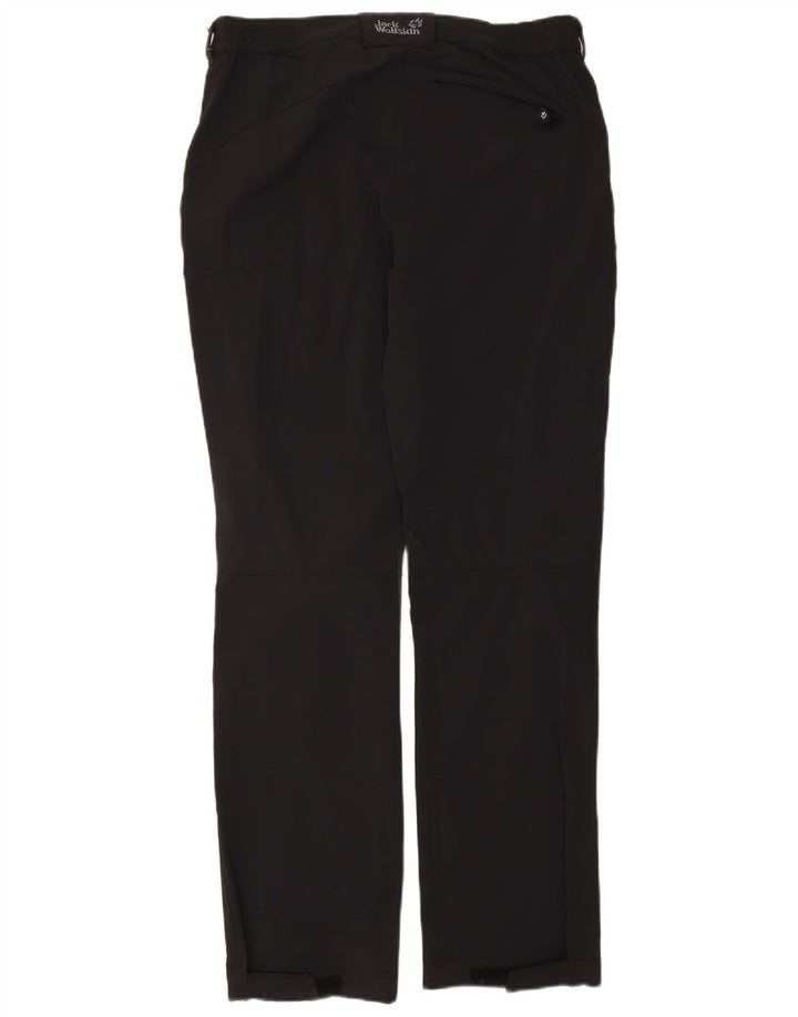 Calça cargo feminina reta Jack Wolfskin médio W30 L33 poliéster preto
