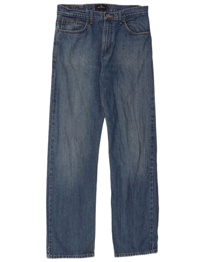 Jeans Marks & Spencer Masculino Blue Harbor Straight W32 L33 Azul Algodão