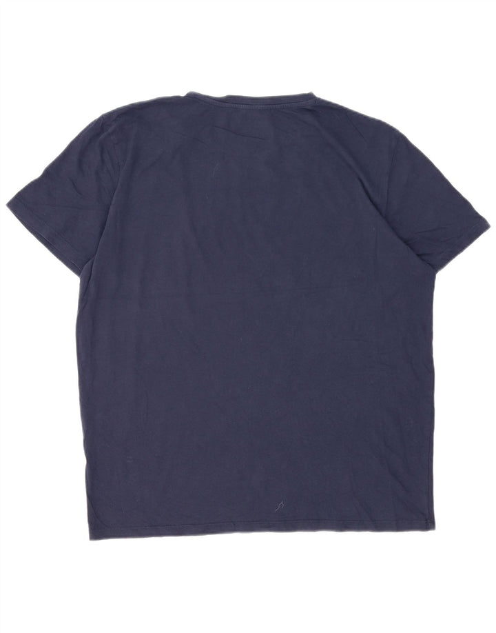 Camiseta gráfica masculina Jack & Jones Top XL azul marinho