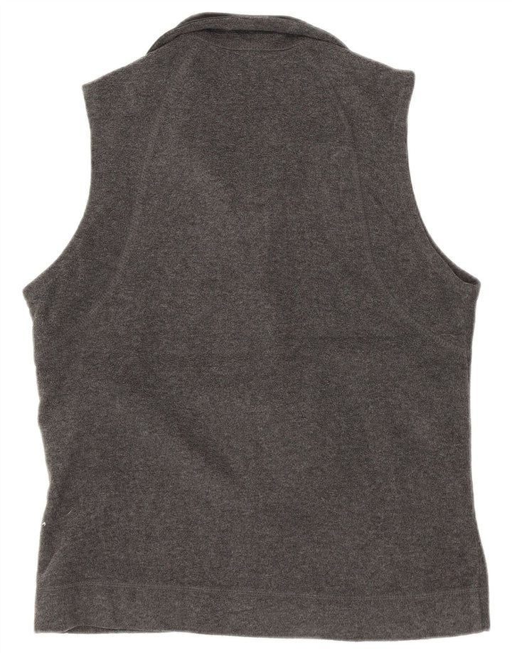 Colete de lã feminino Columbia UK 14 poliéster cinza médio