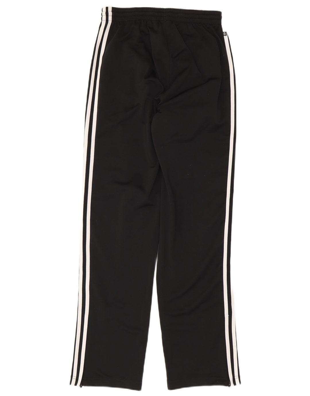 Calças de treino femininas Adidas UK 8 pequenas poliéster preto