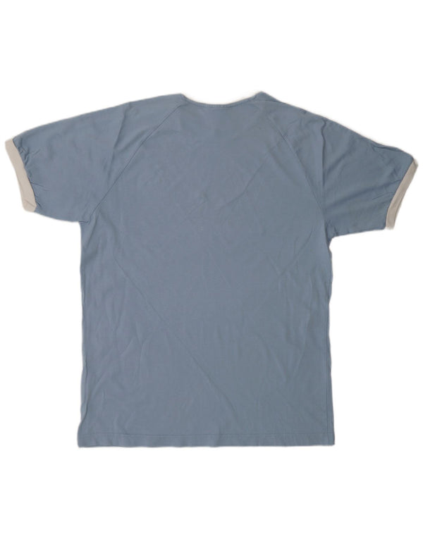 Camiseta masculina Adidas grande azul