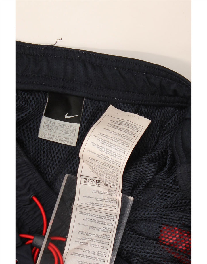 Calça de treino masculina NIKE Capri médio azul marinho Colourblock Nylon