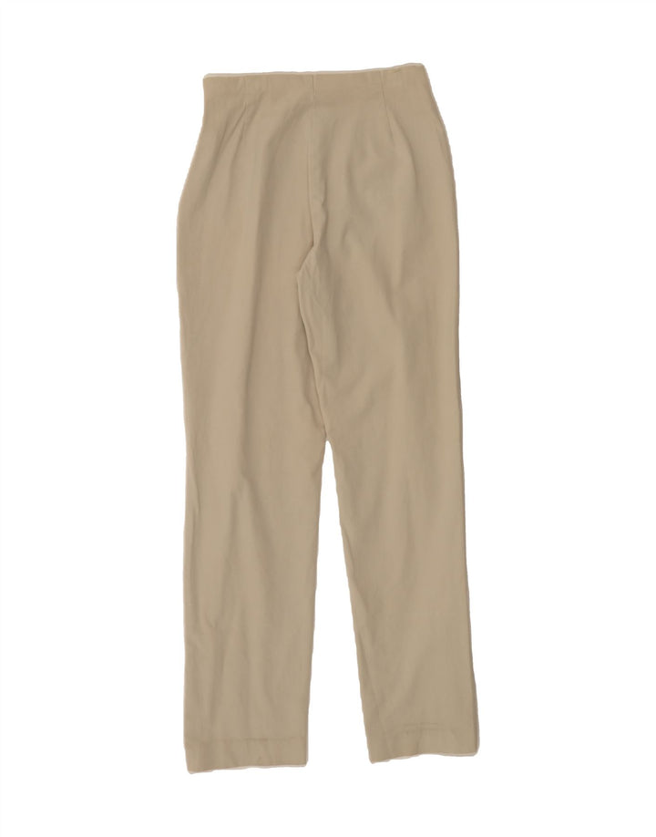 EDDIE BAUER Womens Straight Suit Trousers US 8 Medium W30 L31 Beige Cotton Vintage Eddie Bauer and Second-Hand Eddie Bauer from Messina Hembry 