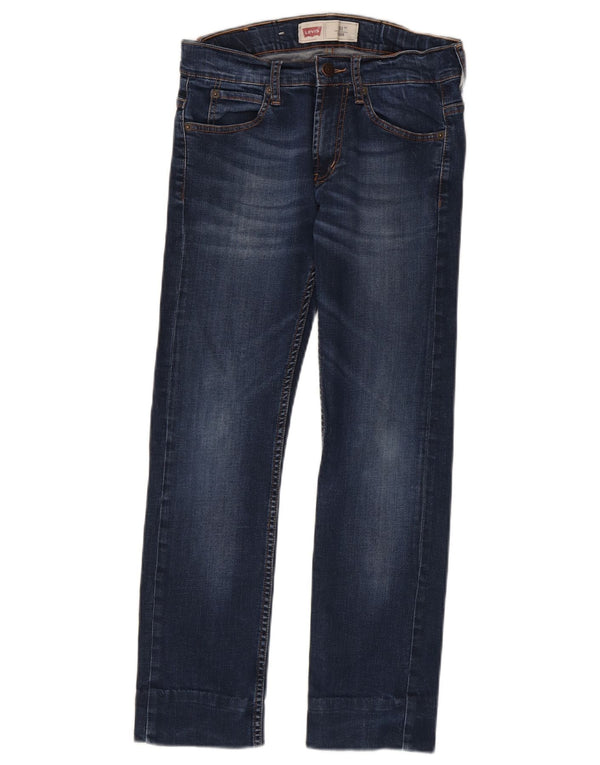 Jeans Levi's Boys 511 Slim 11-12 Anos W28 L25 Azul Marinho Algodão