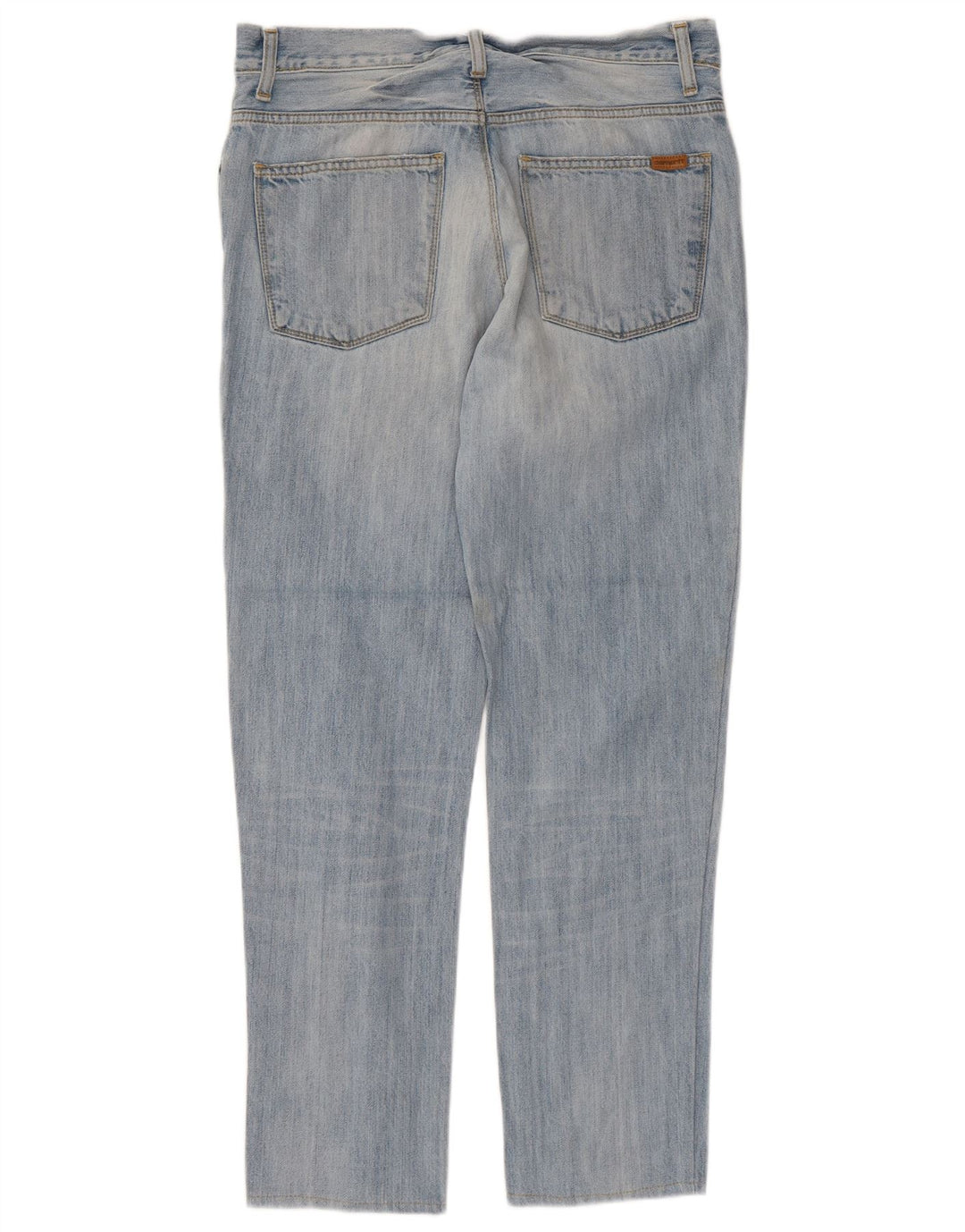 Carhartt Mens Straight Jeans W34 L28 Azul Algodão