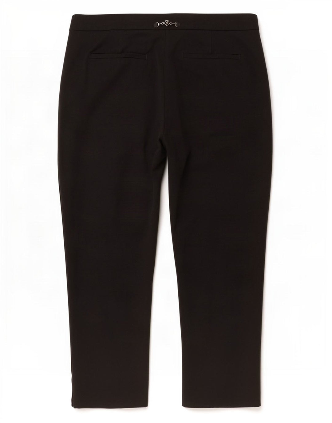 Calça feminina Trussardi reta cortada W32 L26 preta