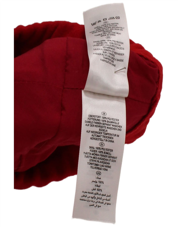 Boina de lã vintage para meninas de 6 a 7 anos em poliéster vermelho
