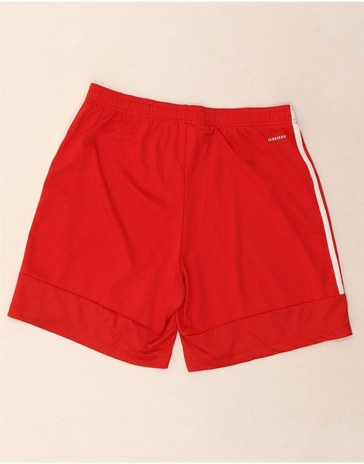 Adidas Mens Aeroready Sport Shorts Médio Poliéster Vermelho