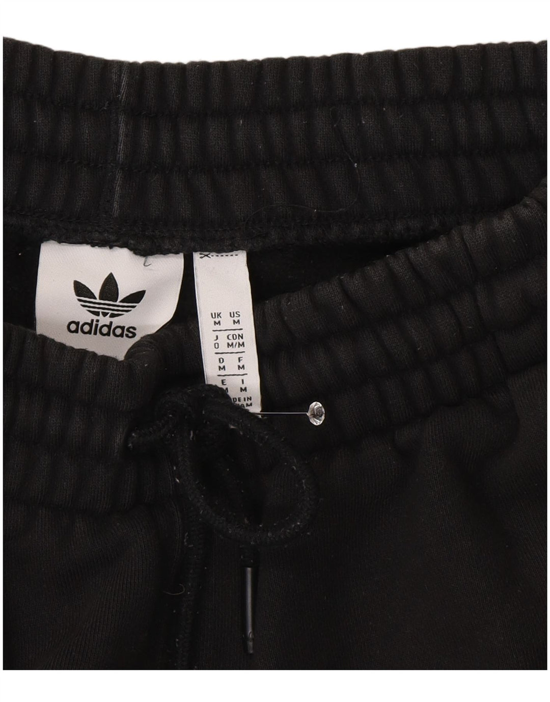 Adidas Mens Sport Shorts Médio Algodão Preto