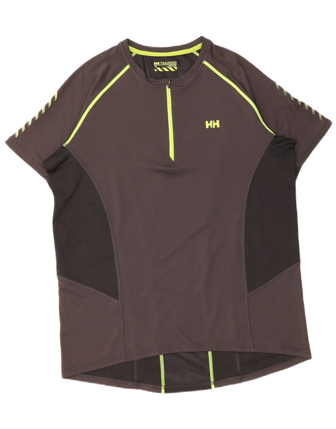 HELLY HANSEN Masculino manga curta pulôver agasalho top XL cinza colorblock