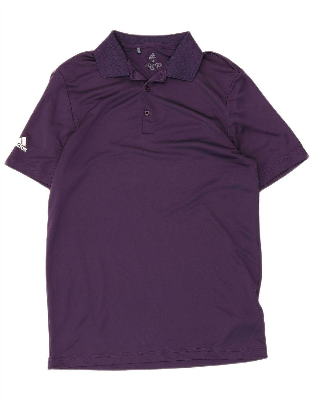 ADIDAS Mens Primegreen Polo Shirt Pequeno Roxo Poliéster