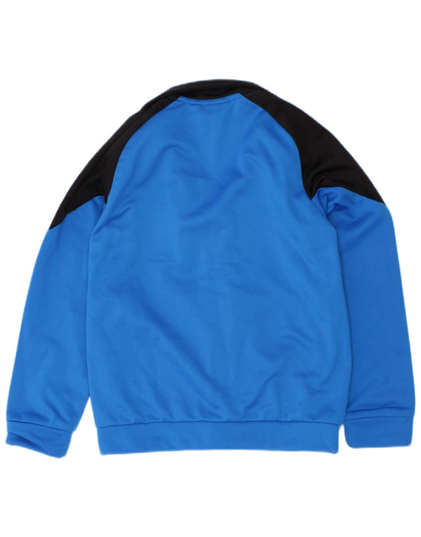 Jaqueta Puma Boys Graphic Tracksuit Top 5-6 Anos Azul Colorblock Poliéster