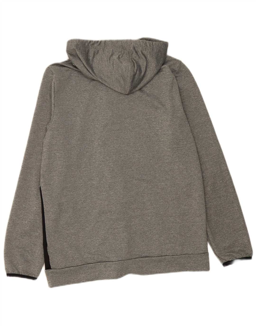 Suéter PUMA masculino com capuz e zíper cinza médio colorblock poliéster