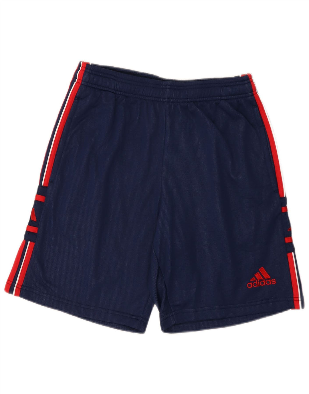 Shorts esportivos gráficos masculinos Adidas médio azul marinho poliamida