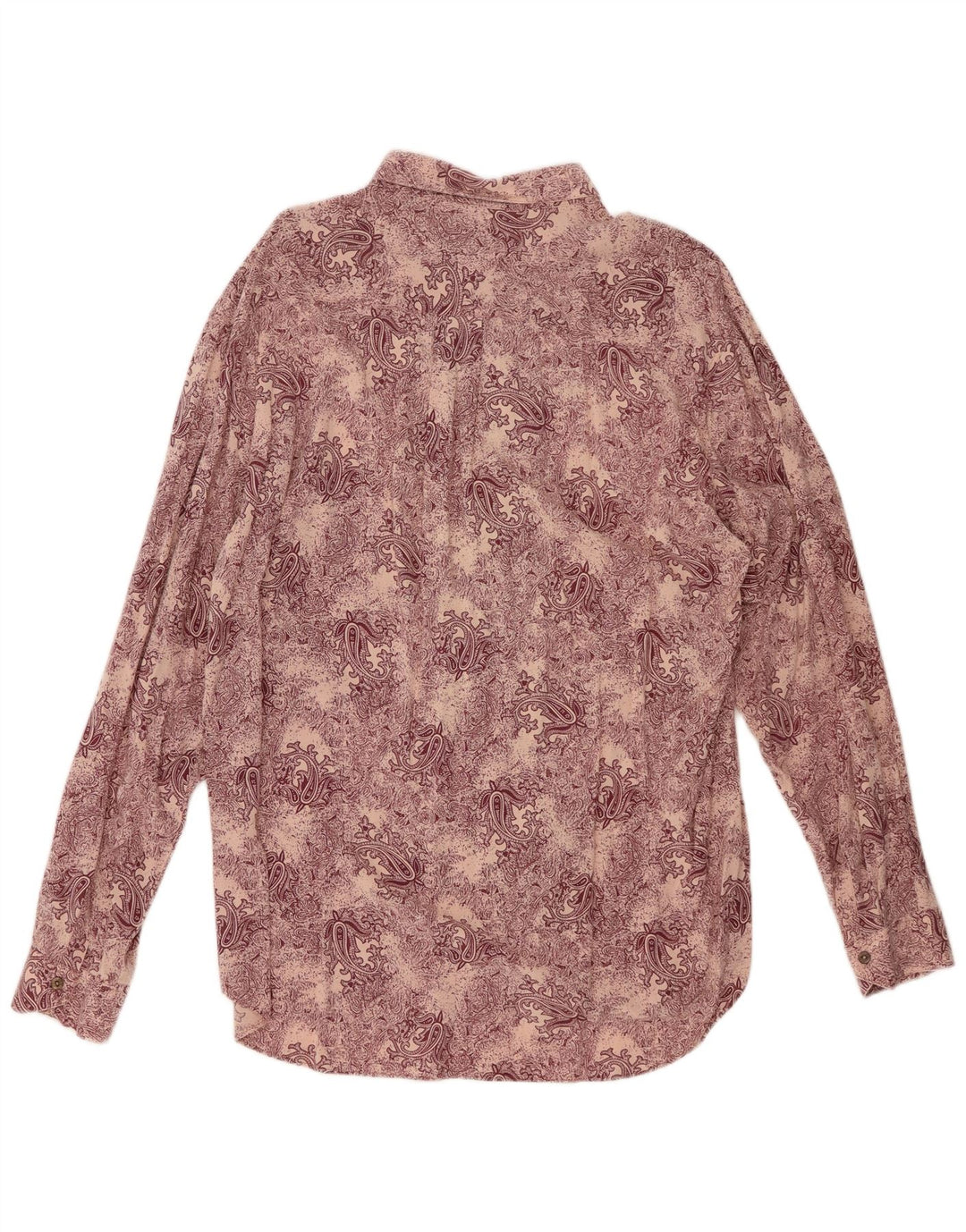 Camisa masculina LEADER XL roxa Paisley Viscose