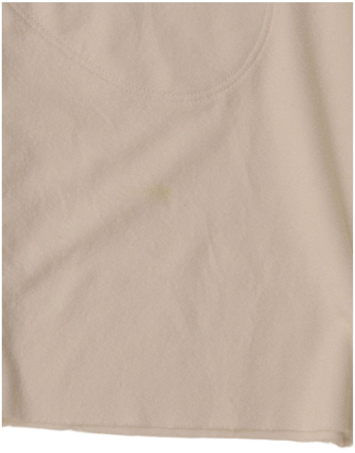 Vestido camiseta feminino grande Zara Reino Unido 10 pequeno branco