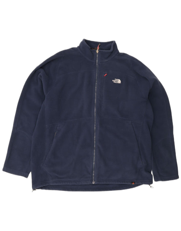 Jaqueta de lã masculina The North Face 2XL poliéster azul marinho