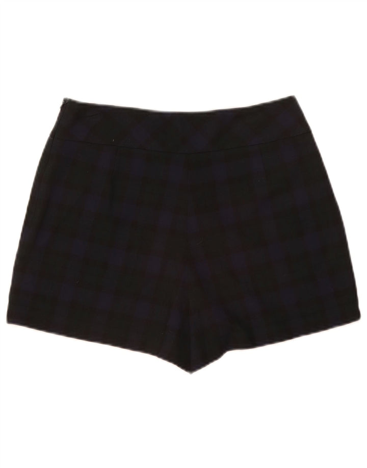 Shorts casuais femininos Oasis UK 10 pequenos W29 xadrez multicolorido