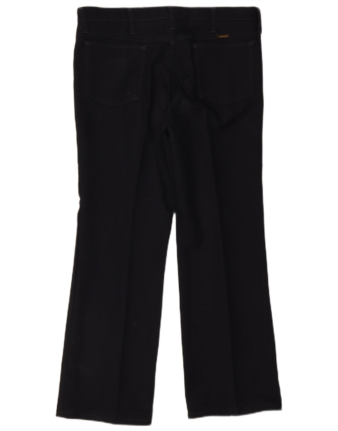 Calça Wrangler masculina reta casual W36 L30 poliéster azul marinho