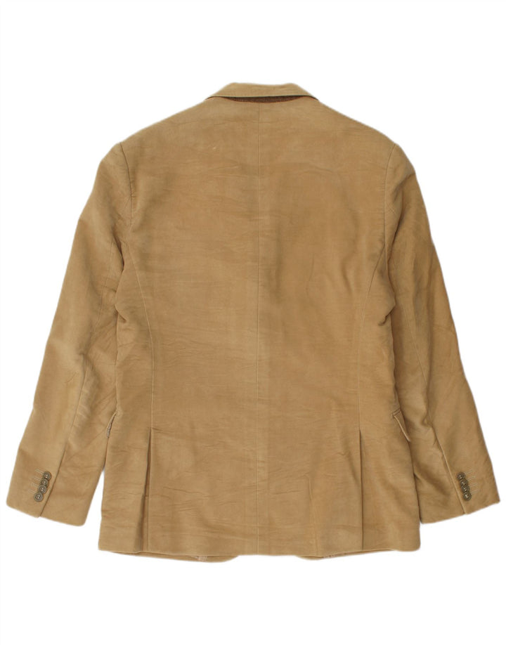 Jaqueta blazer masculina Boggi com 3 botões IT 50 algodão bege grande