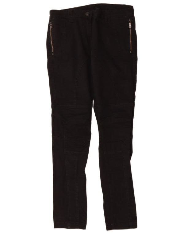 Jeans Marks & Spencer Feminino Slim UK 10 Pequeno W30 L30 Algodão Preto