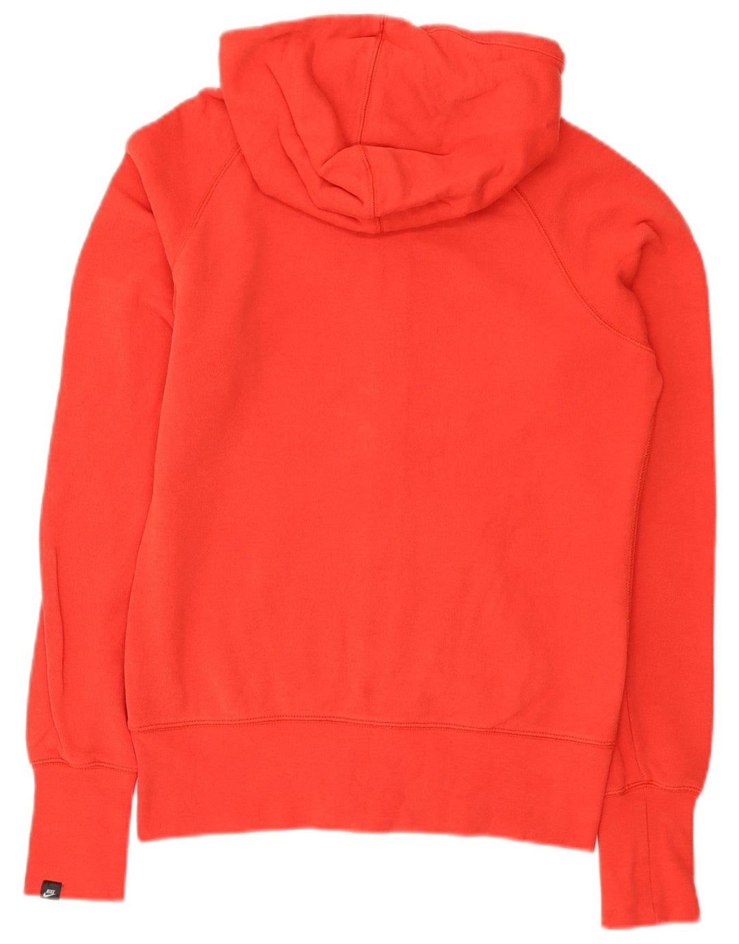 Suéter Nike feminino com capuz e zíper UK 14 médio algodão vermelho