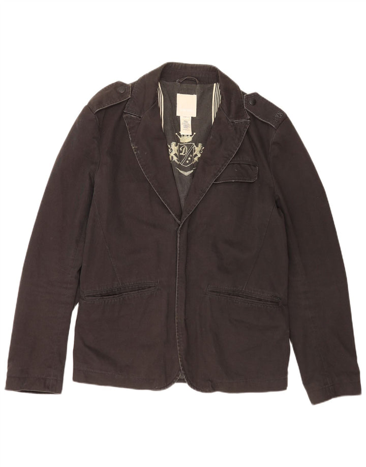 Jaqueta militar masculina Diesel UK 40 grande preta