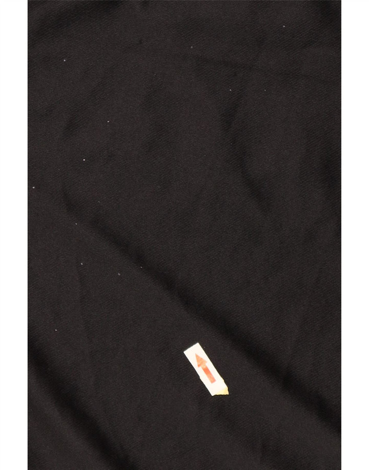 Camiseta gráfica masculina NIKE Top médio preto poliéster