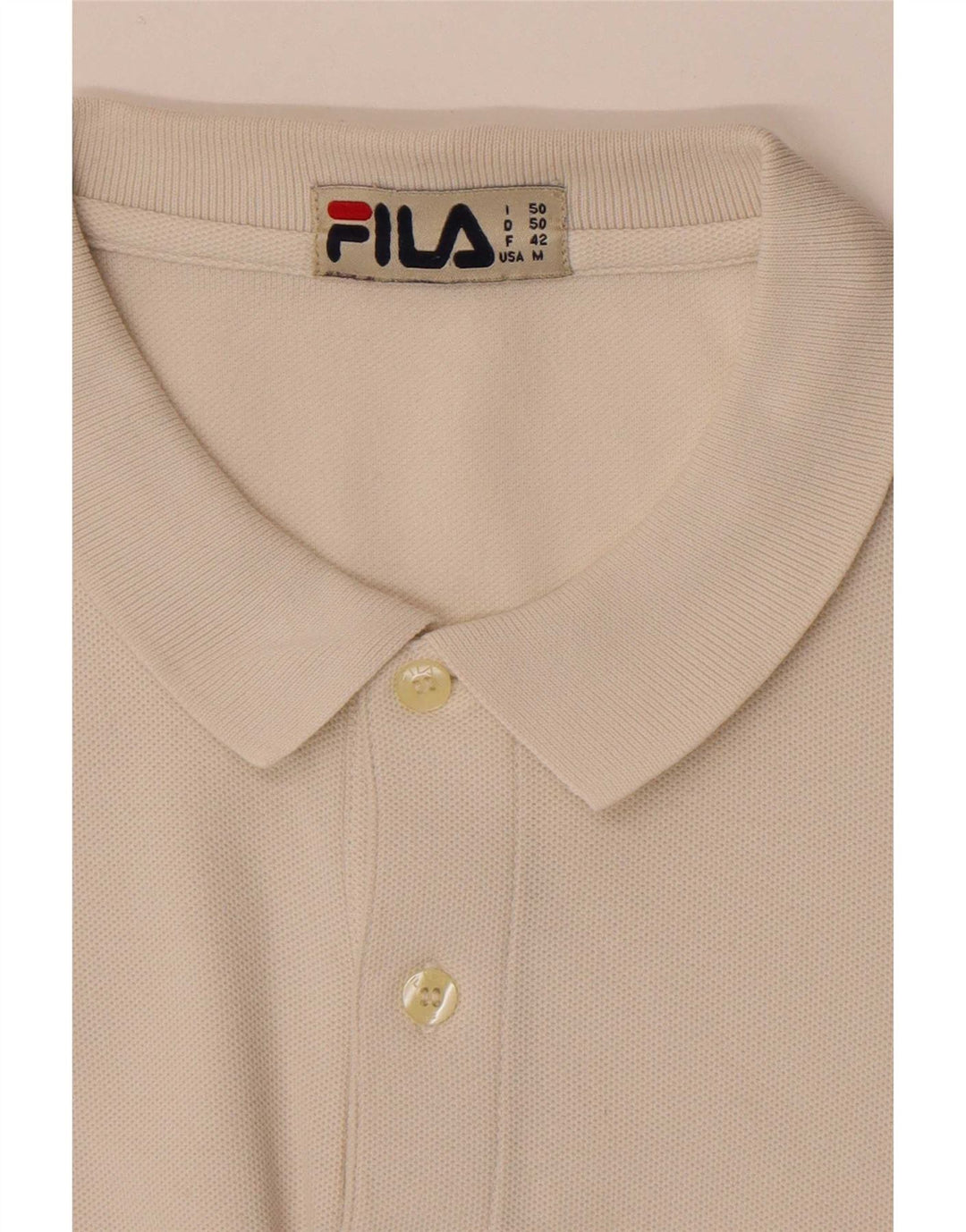Polo Masculino Fila Médio Branco