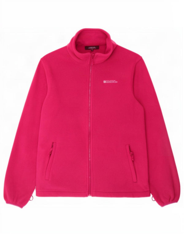 Poliéster cor-de-rosa pequeno Reino Unido 10 do revestimento do velo do forro das mulheres do armazém da montanha